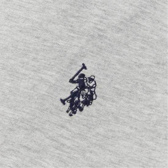 Us Polo Assn T-Shirt Juniors Сив марл Детски тениски и фланелки
