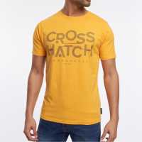 Crosshatch Meshouts T Sn99 Yellow Мъжки ризи