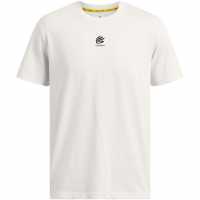 Under Armour Мъжка Риза Curry Logo Heavyweight T-Shirt Mens Бяло/Черно Баскетболно облекло