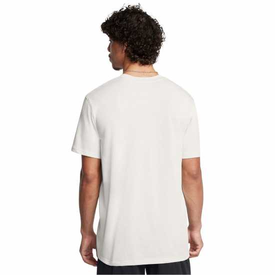 Under Armour Мъжка Риза Curry Logo Heavyweight T-Shirt Mens Бяло/Черно Баскетболно облекло