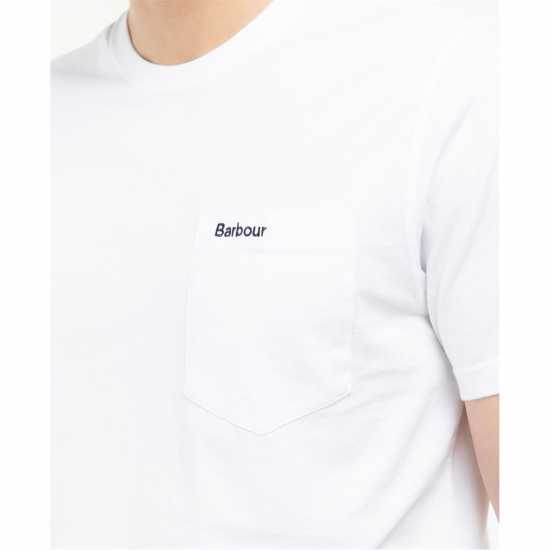 Barbour Langdon Pocket T-Shirt White 