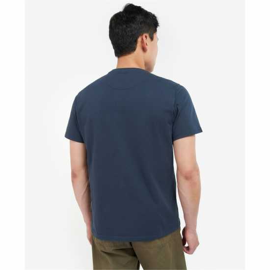 Barbour Langdon Pocket T-Shirt Navy 