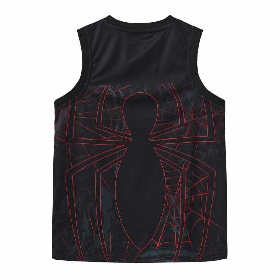 Everlast Spiderman V-Neck Vest Juniors Black Детски потници
