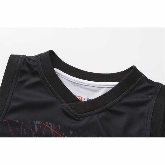 Everlast Spiderman V-Neck Vest Juniors Black Детски потници