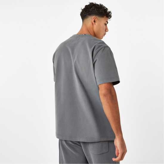 Jack Wills Jacquard T-Shirt Сланина Мъжки ризи