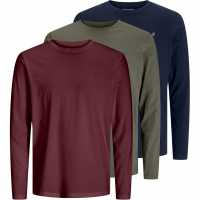 Jack And Jones Crew Neck Long-Sleeve T-Shirt  