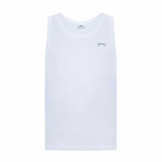 Slazenger Мъжки Спортен Потник Muscle Vest Mens Бяло 