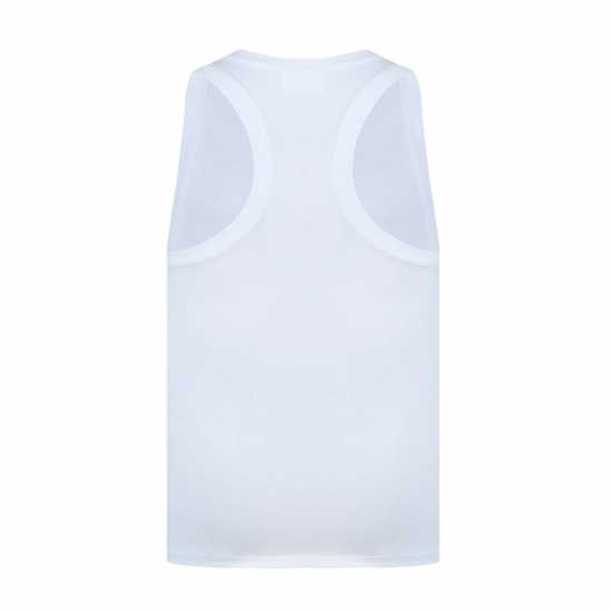 Slazenger Мъжки Спортен Потник Muscle Vest Mens Бяло 