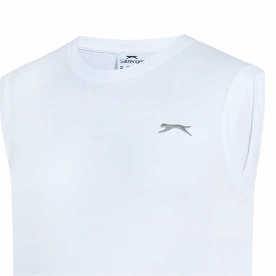 Slazenger Mens Vest Бяло 