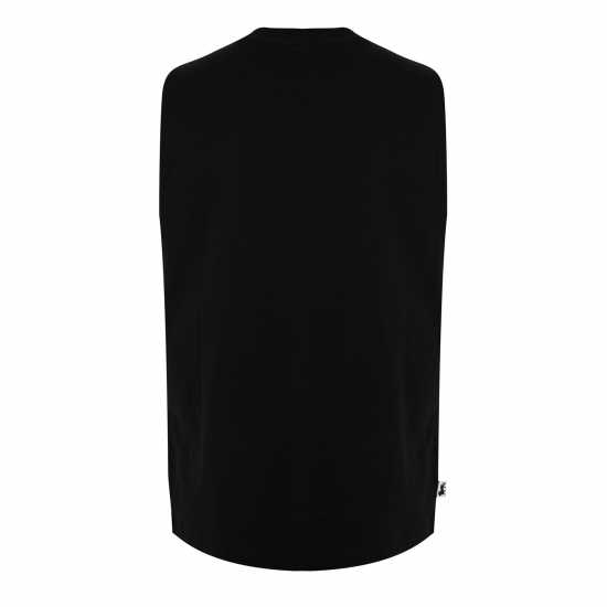 Lonsdale Essentials Tank Vest Black Мъжко облекло за едри хора