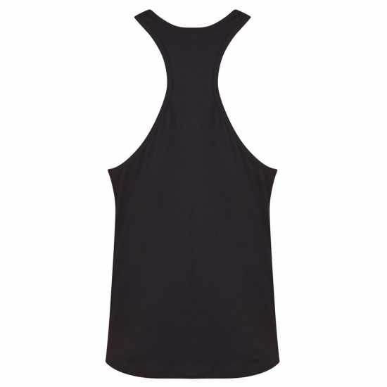 Golds Gym Muscle Joe Premium Stringer Vest Black Мъжко облекло за едри хора