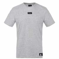 Rockport Мъжка Тениска Edge T Shirt Mens Grey Marl Мъжки тениски и фланелки