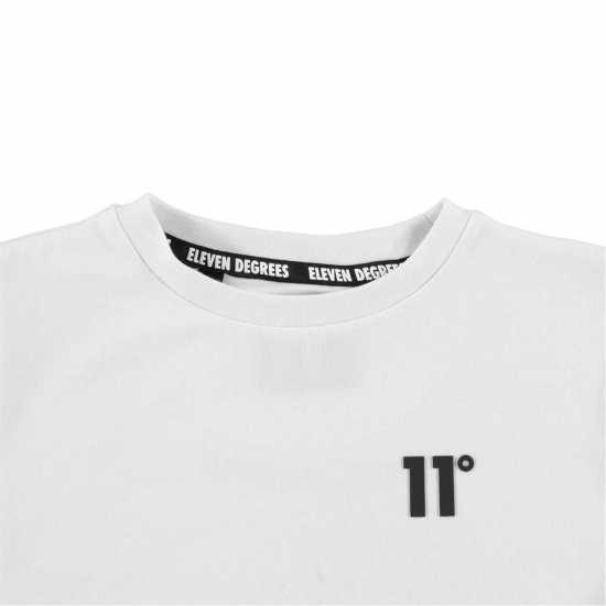 Тениска 11 Degrees Core T Shirt Бяло 