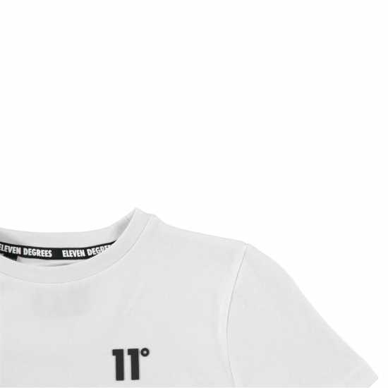 Тениска 11 Degrees Core T Shirt Бяло 