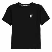 Тениска 11 Degrees 11 Degrees Core T Shirt Черно Детски тениски и фланелки