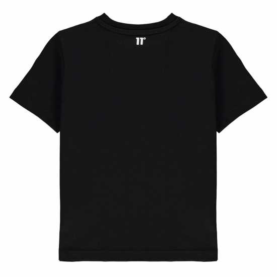 Тениска 11 Degrees 11 Degrees Core T Shirt Black Детски тениски и фланелки