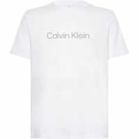 Тениска Calvin Klein Performance Logo T Shirt Bright White Мъжки ризи