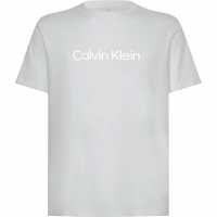 Тениска Calvin Klein Performance Logo T Shirt Glacier Gray Мъжки ризи