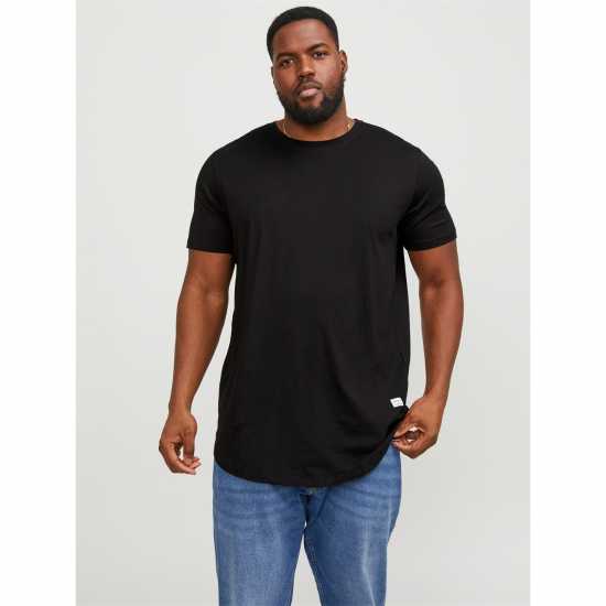 Мъжка Риза Jack And Jones Jack+ Noa T-Shirt Mens Plus Size Черно 