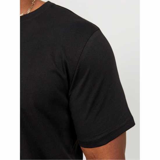 Мъжка Риза Jack And Jones Jack+ Noa T-Shirt Mens Plus Size Черно 