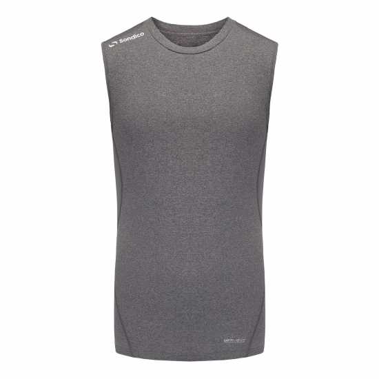 Футболни тренировъчни горнища Sondico Base Cre Vest Mens Сив марл Sondico Base Cre Vest Mens Сив марл Футболни тренировъчни горнища