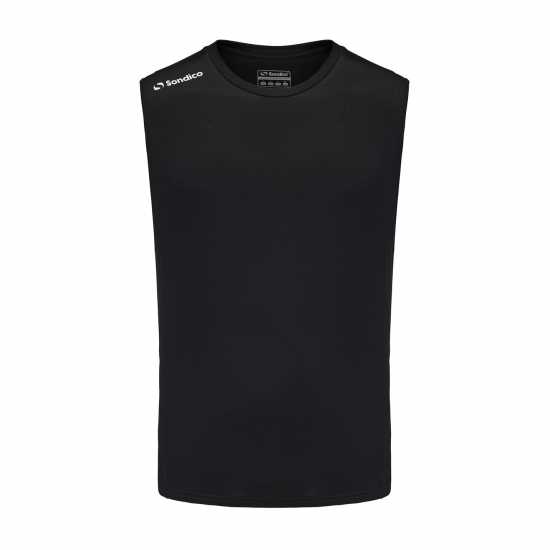 Футболни тренировъчни горнища Sondico Base Cre Vest Mens Черно Sondico Base Cre Vest Mens Черно Футболни тренировъчни горнища