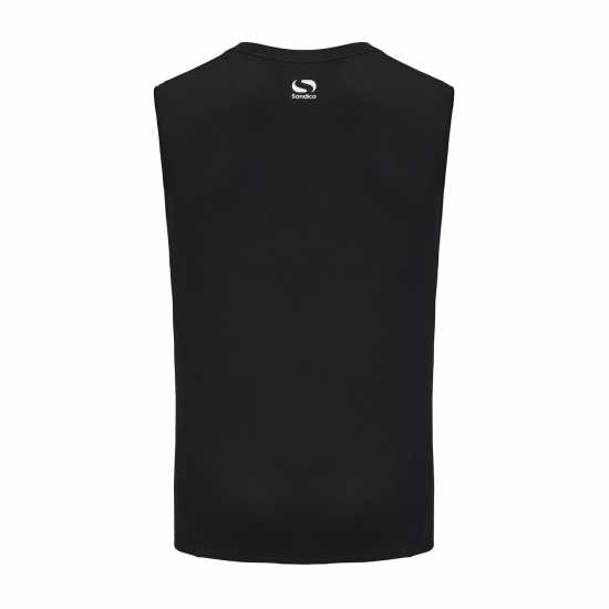 Футболни тренировъчни горнища Sondico Base Cre Vest Mens Черно Sondico Base Cre Vest Mens Черно Футболни тренировъчни горнища