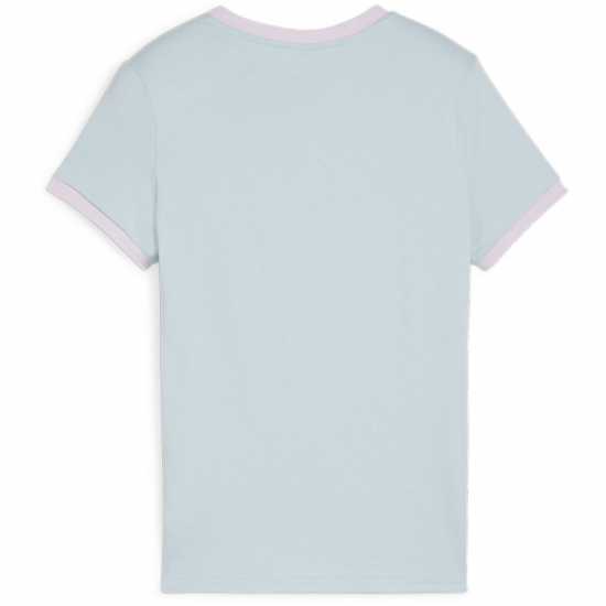 Puma Тениска С Лого Classics Match Point Logo Tee G T-Shirt Girls Blue-Turquoi Детски тениски и фланелки