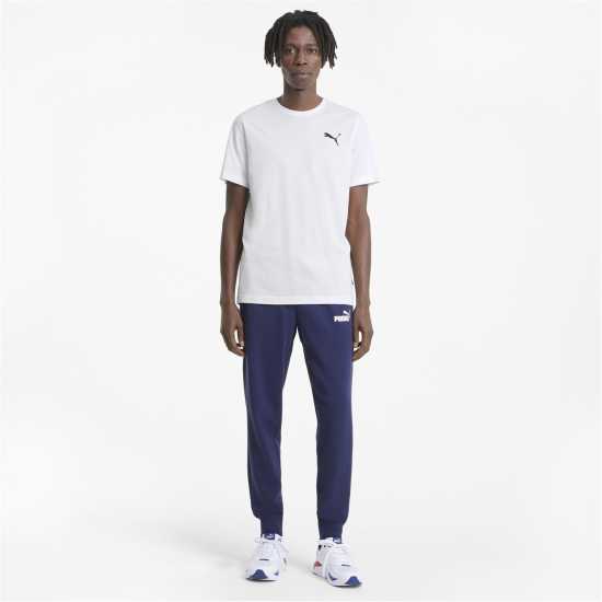 Puma Мъжка Риза Ess Small Logo Tee T-Shirt Mens Пума Бяло 