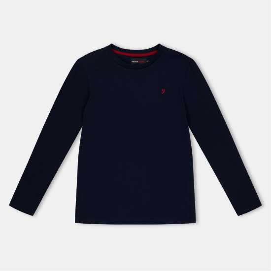 Farah Denny Ls Tee Juniors Синьо 