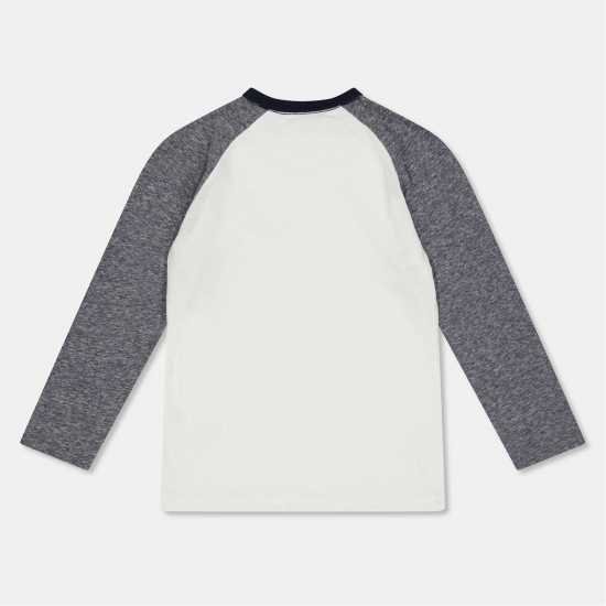 Farah Injection Slub Ringer Ls Tee Juniors Сиво 