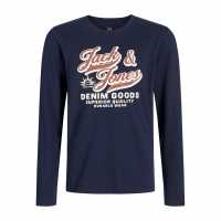 Logo Longsleeve T-Shirt Junior Boys Logo Longsleeve T-Shirt Junior Boys