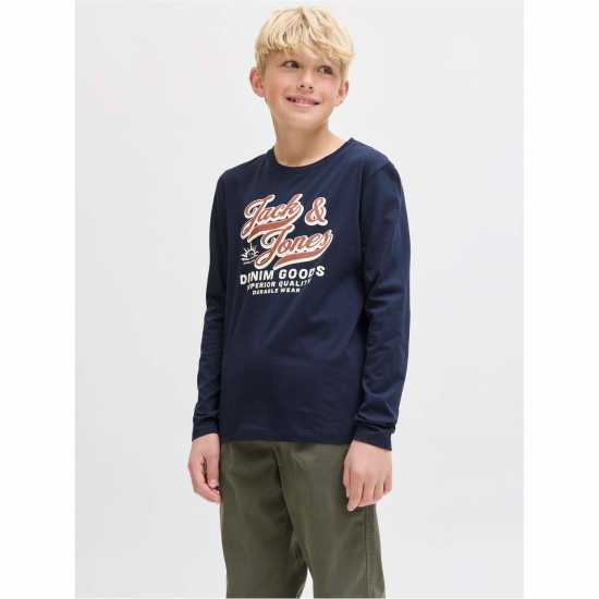 Logo Longsleeve T-Shirt Junior Boys Logo Longsleeve T-Shirt Junior Boys