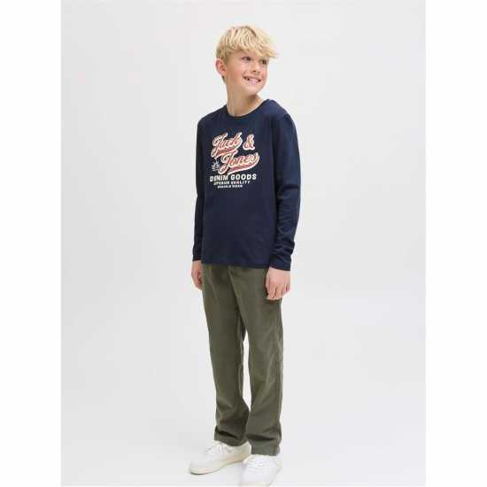 Logo Longsleeve T-Shirt Junior Boys Logo Longsleeve T-Shirt Junior Boys