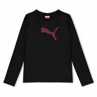 Puma Stars Ls Tee Juniors Puma Stars Ls Tee Juniors