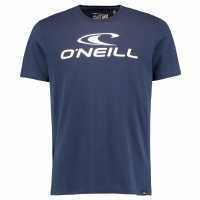 Oneill Мъжка Тениска Large Logo T Shirt Mens Ink Blue Мъжки ризи