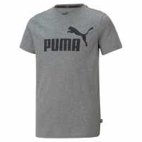 Puma Тениска Essentials Logo T Shirt Med Grey Детски тениски и фланелки