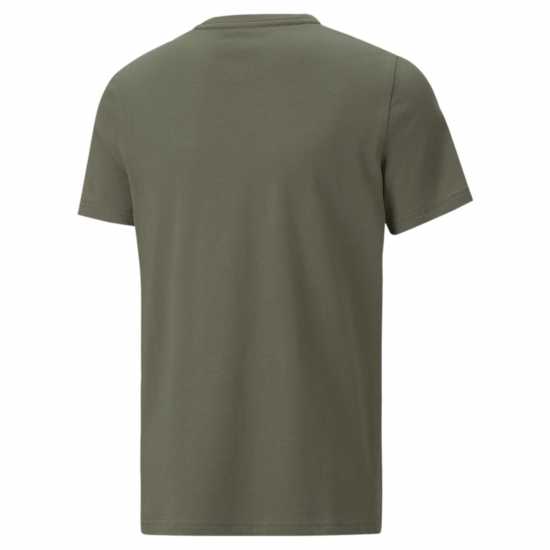 Puma Тениска Essentials Logo T Shirt Dark Moss - Детски тениски и фланелки
