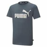 Puma Тениска Essentials Logo T Shirt Dark Slate Детски тениски и фланелки