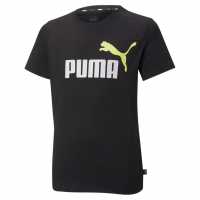 Тениска Puma No1 Logo T Shirt Blck/Ylw Детски тениски и фланелки
