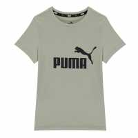 Puma Тениска Момичета No1 Logo Qt Tee Junior Girls Moss Детски тениски и фланелки