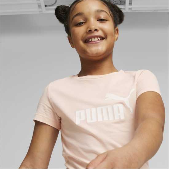 Puma Тениска Момичета No1 Logo Qt Tee Junior Girls Rose Dust Детски тениски и фланелки
