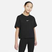 Nike Sportswear Big Kids' (Girls') T-Shirt Черно/Бяло 