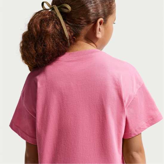 Nike Sportswear Big Kids' (Girls') T-Shirt Peony 