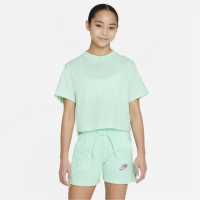 Nike Sportswear Big Kids' (Girls') T-Shirt Mint Foam Детски тениски и фланелки