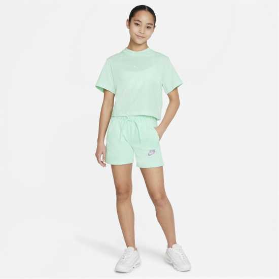 Nike Sportswear Big Kids' (Girls') T-Shirt Mint Foam Детски тениски и фланелки