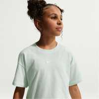 Nike Sportswear Big Kids' (Girls') T-Shirt Barely Green 
