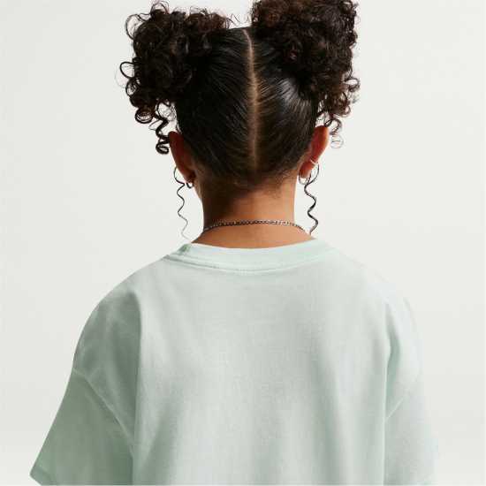 Nike Sportswear Big Kids' (Girls') T-Shirt Barely Green Nike Sportswear Big Kids' (Girls') T-Shirt Barely Green