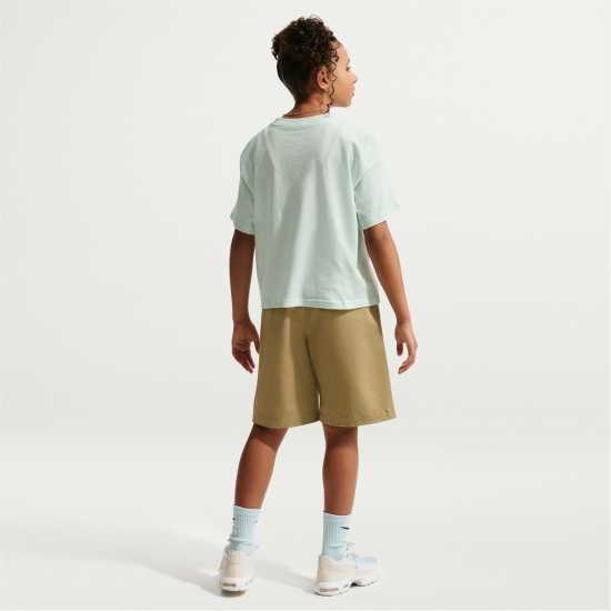Nike Sportswear Big Kids' (Girls') T-Shirt Barely Green Nike Sportswear Big Kids' (Girls') T-Shirt Barely Green