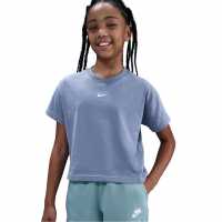 Nike Sportswear Big Kids' (Girls') T-Shirt Индиго